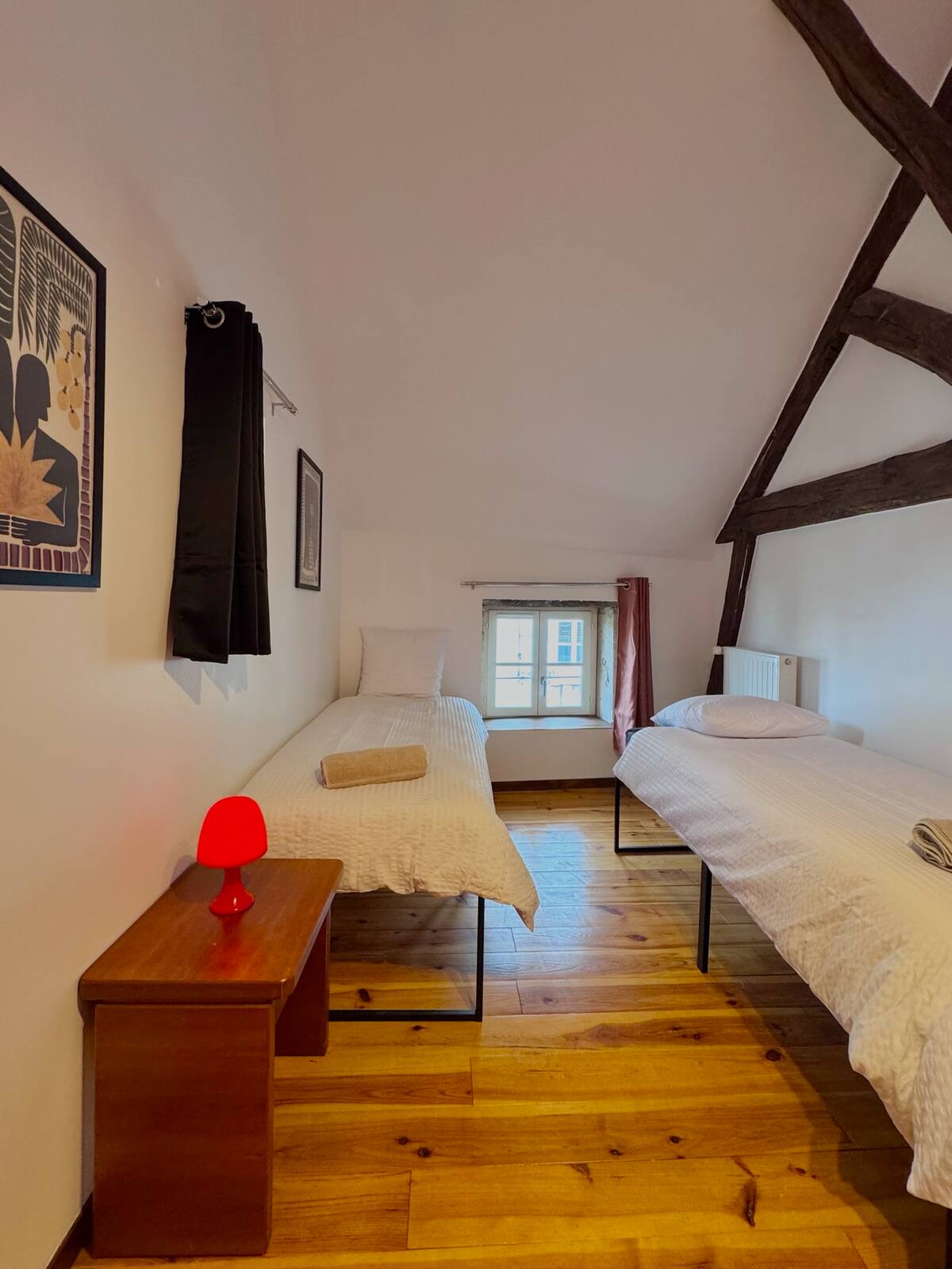Chambre 4 avec lits simples
