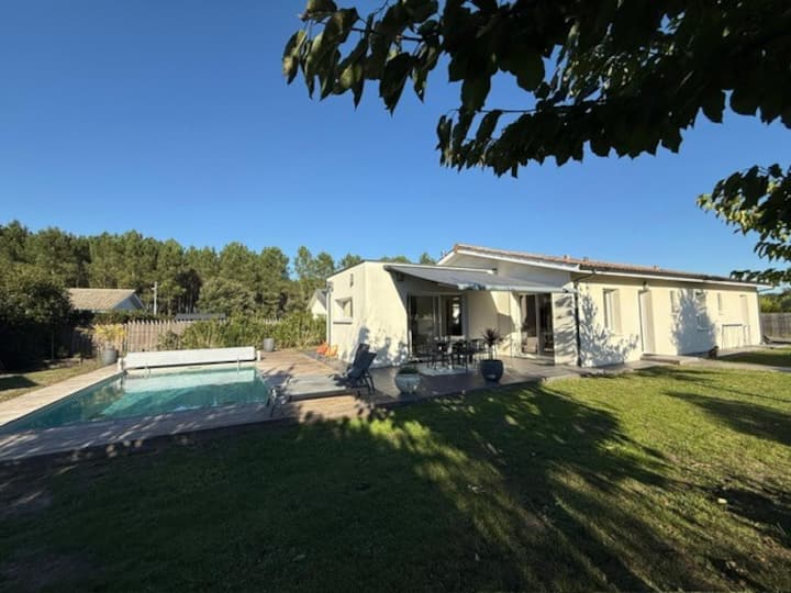 Villa Familiale Avec Piscine Bassin D'arcachon - Audenge