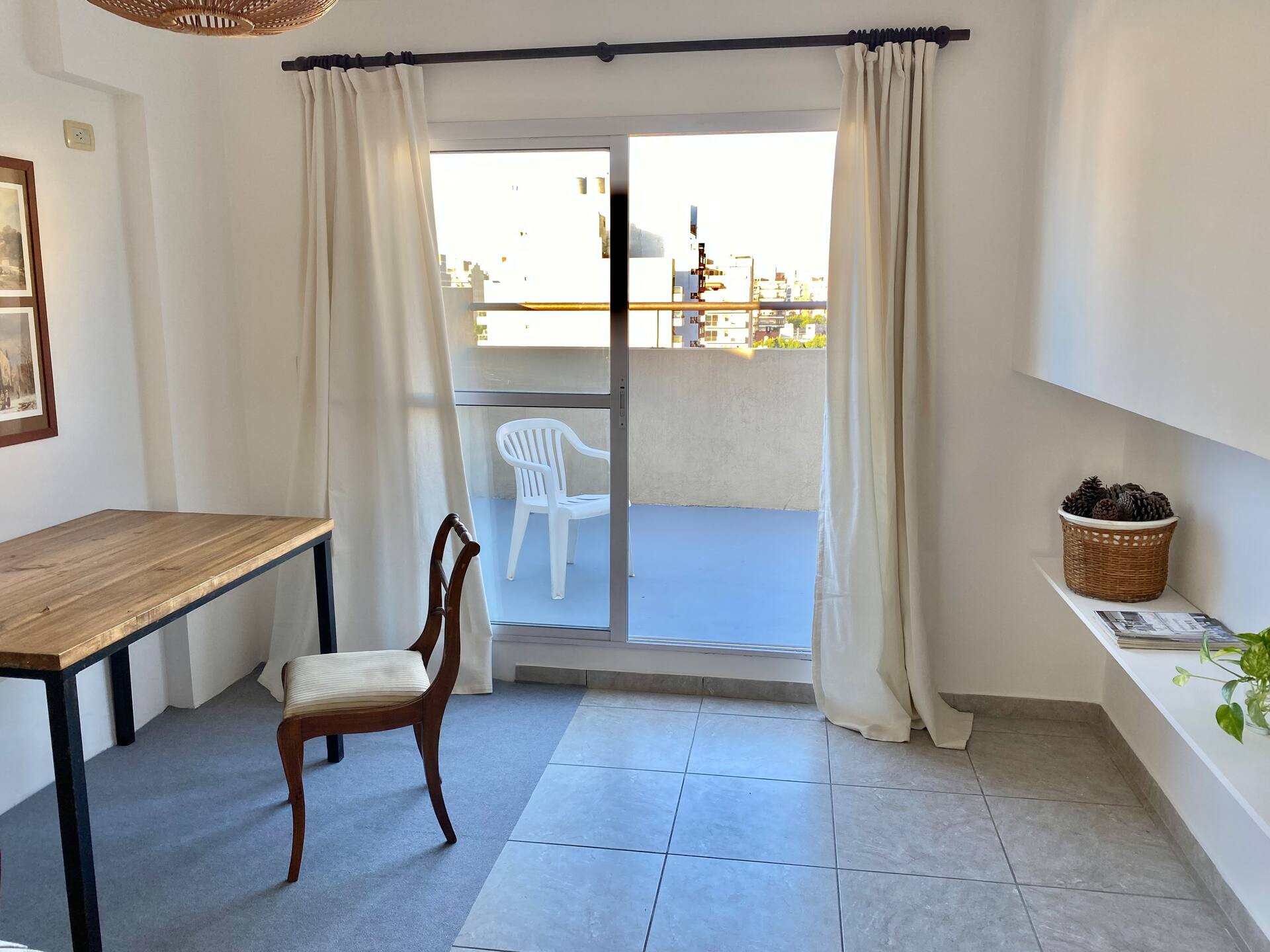 Studio with terrace
