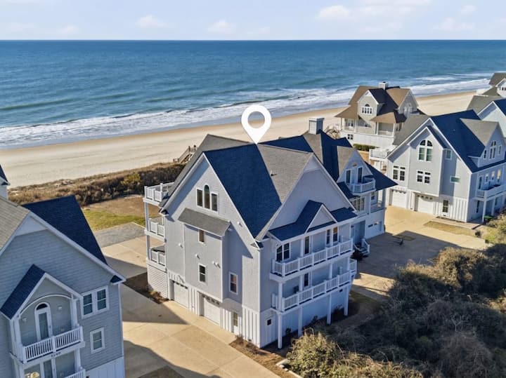 Ocean Chateau | Oceanfront + Group Fav! - North Topsail Beach, NC