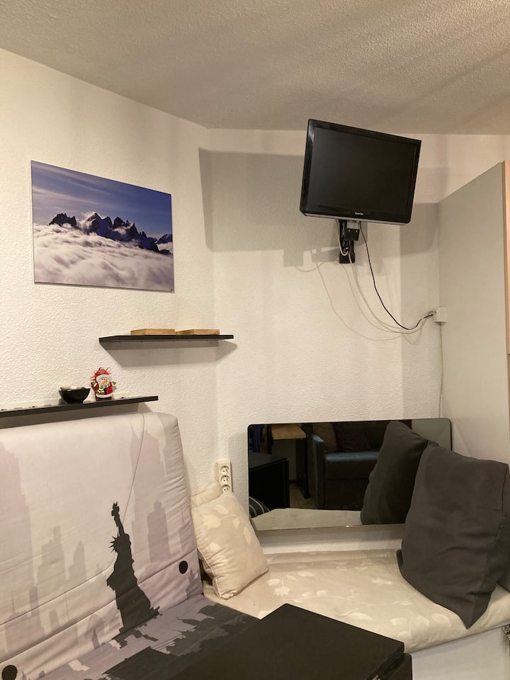 Studio Cabine 4 Personnes Alpe D’huez - Canapé 140 - L'Alpe d'Huez