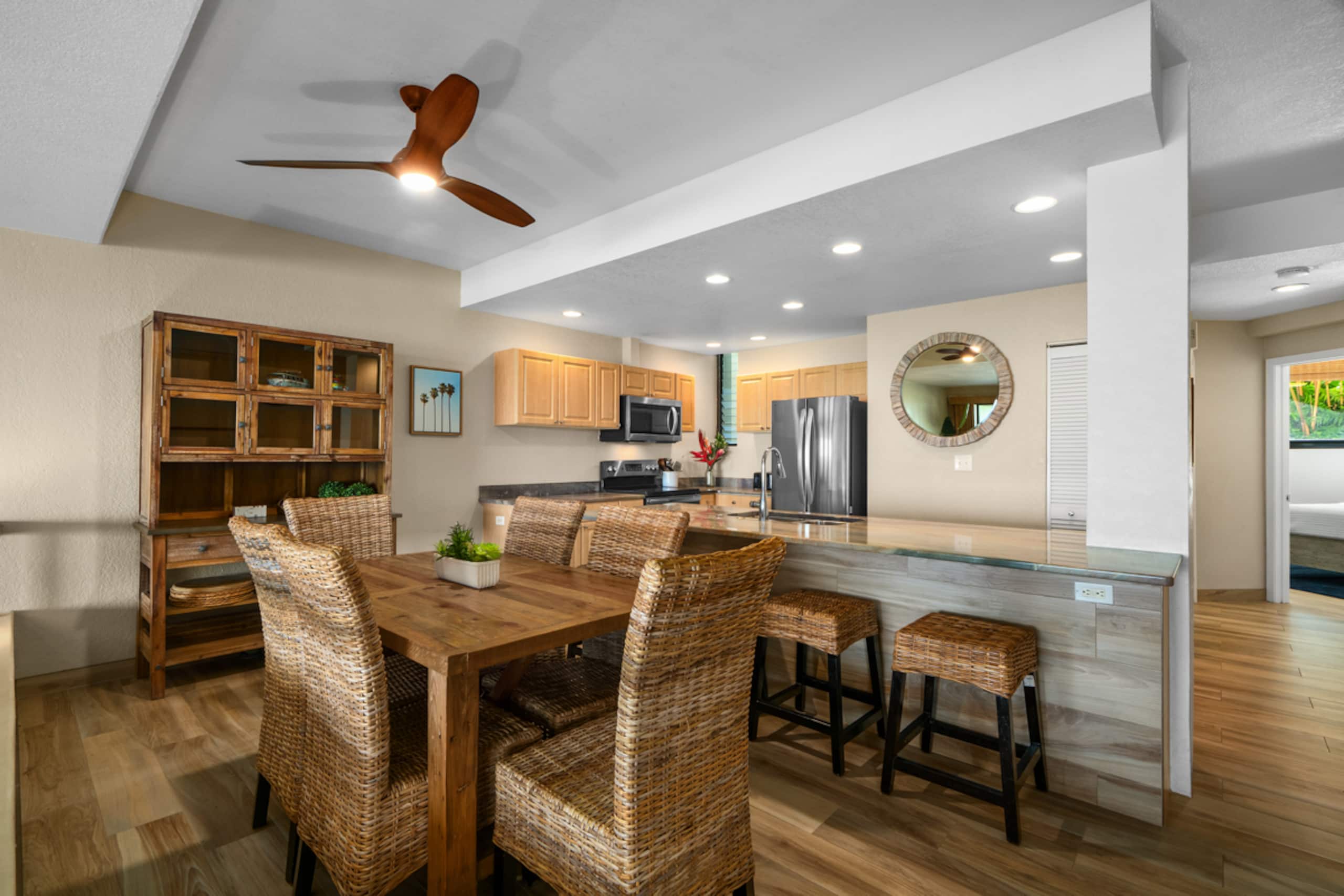 Private serene 2/2 ocean view and AC - Puu Poa 102 - Image 11