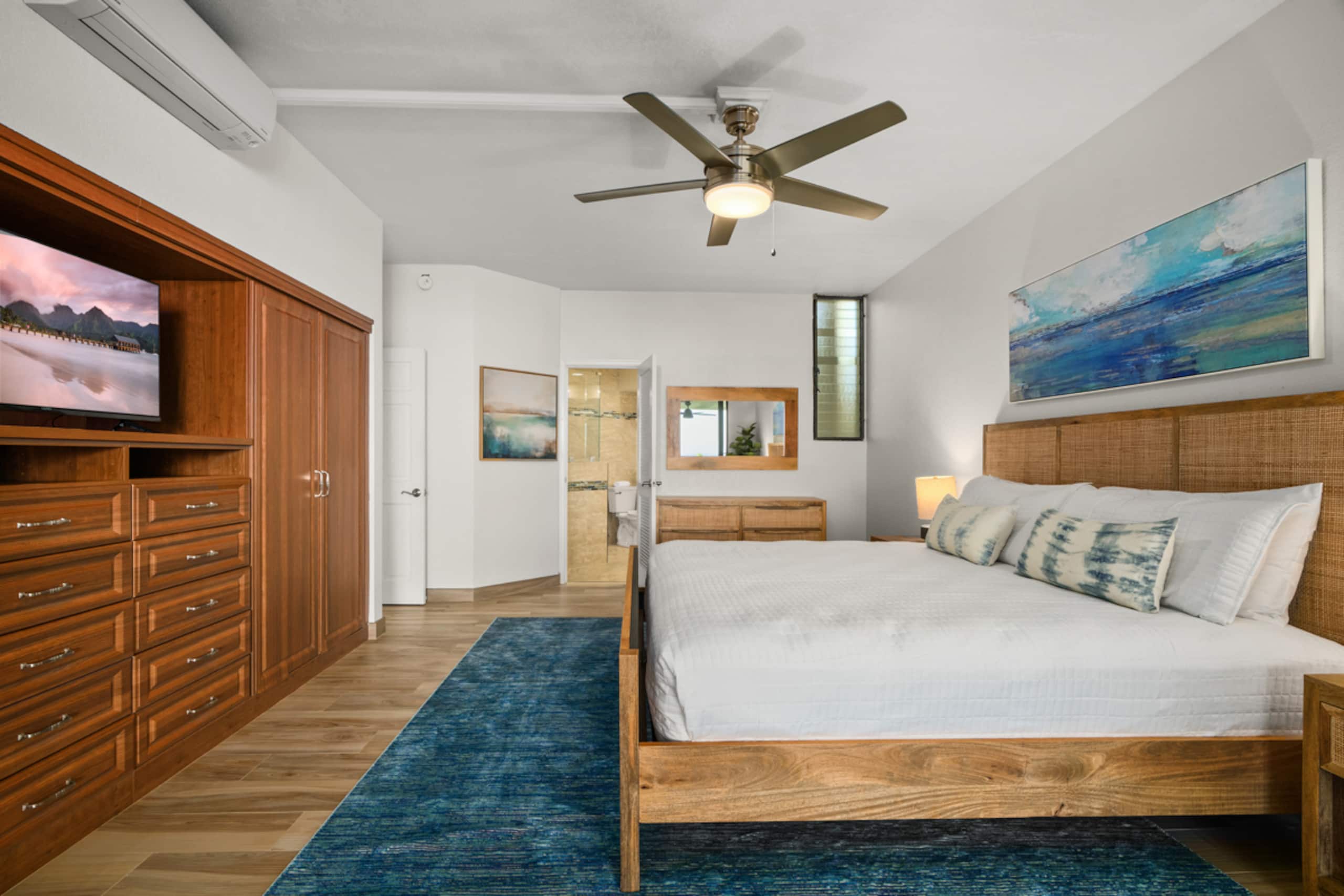Private serene 2/2 ocean view and AC - Puu Poa 102 - Image 15