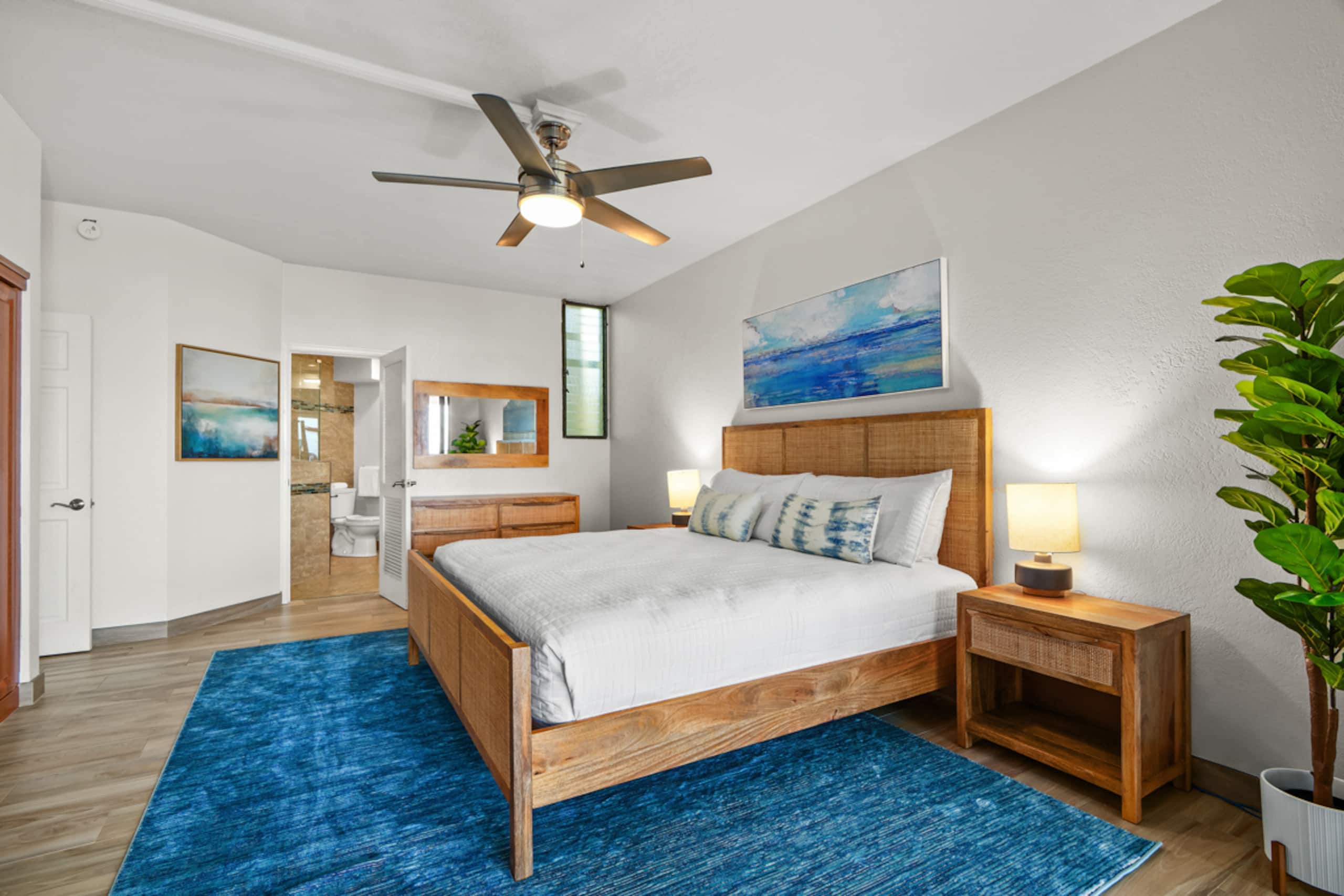 Private serene 2/2 ocean view and AC - Puu Poa 102 - Image 14
