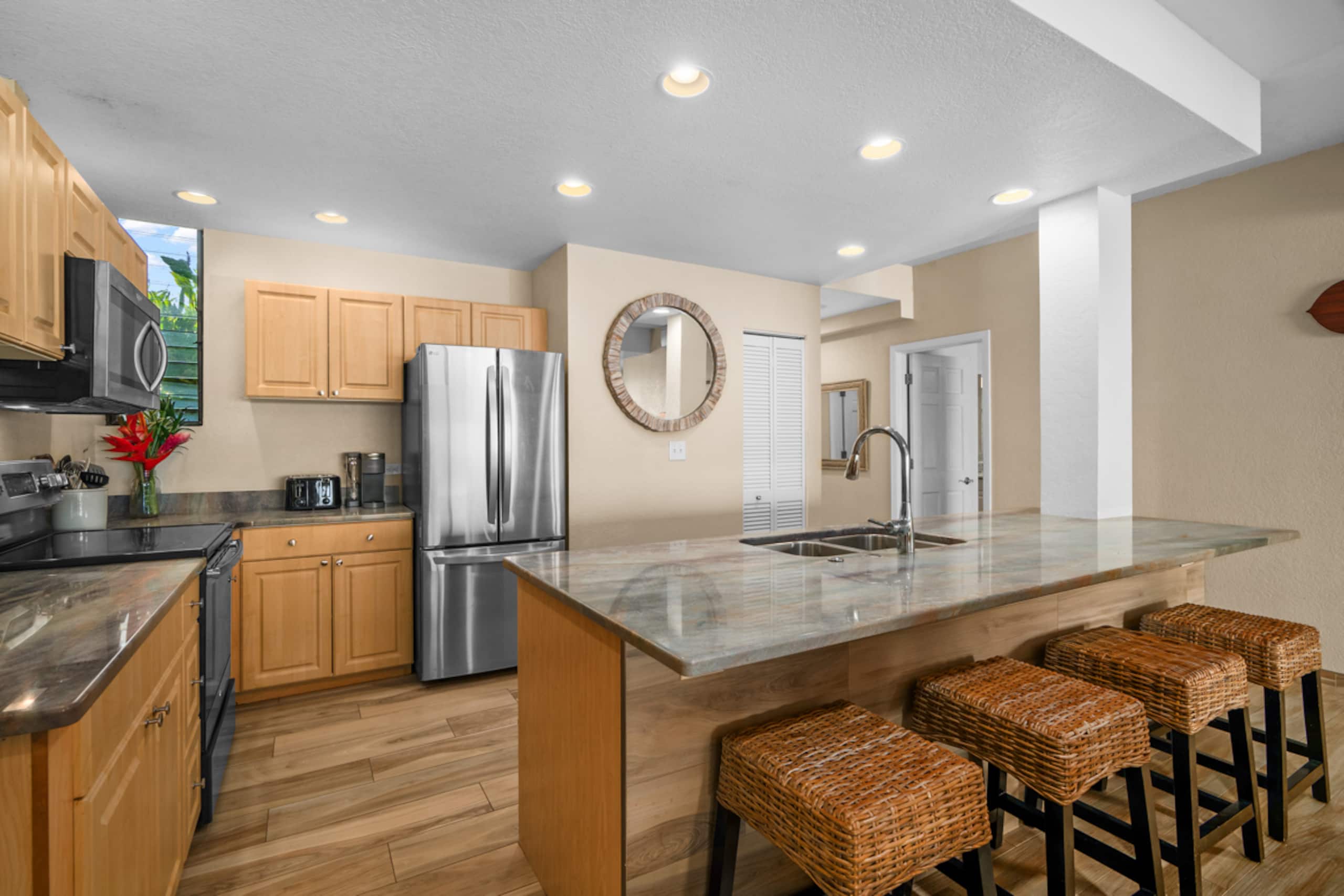 Private serene 2/2 ocean view and AC - Puu Poa 102 - Image 8