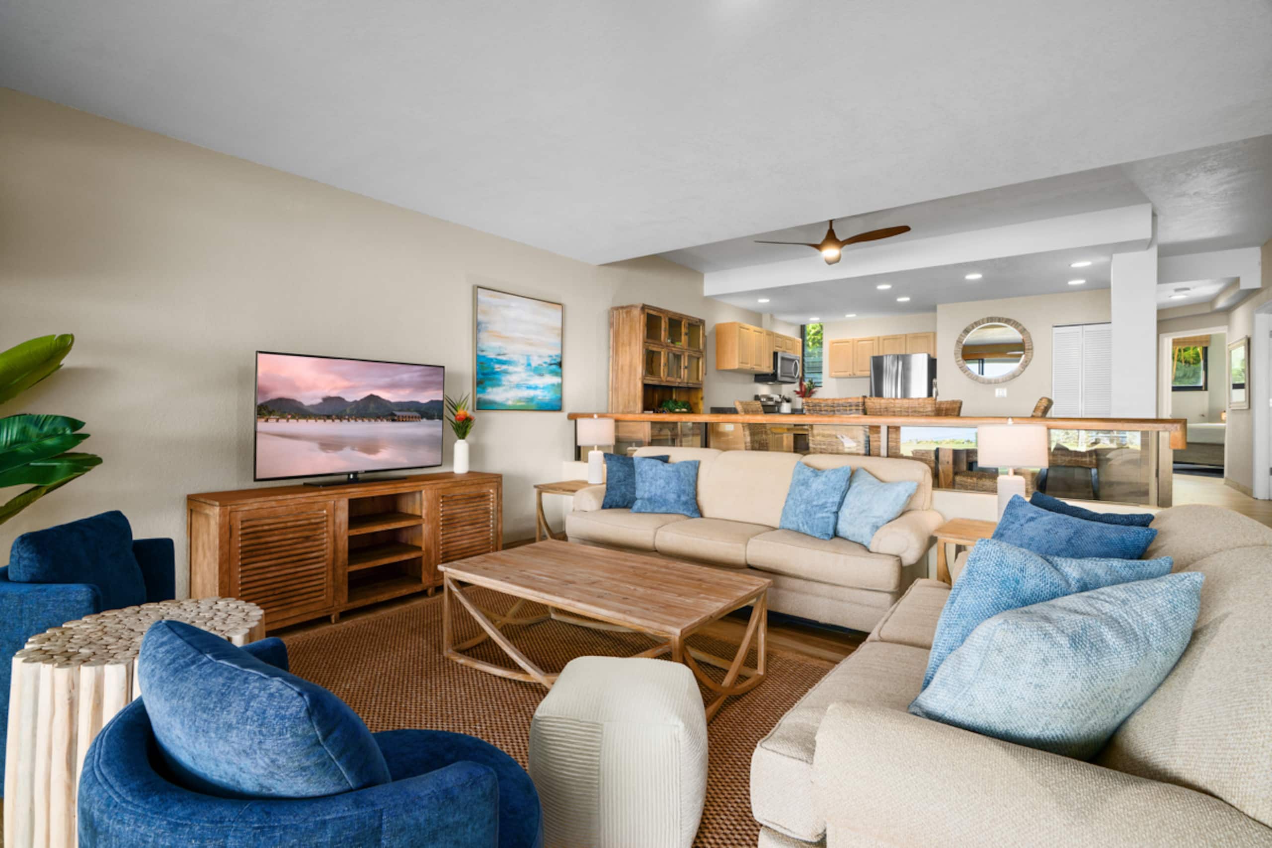 Private serene 2/2 ocean view and AC - Puu Poa 102 - Image 4