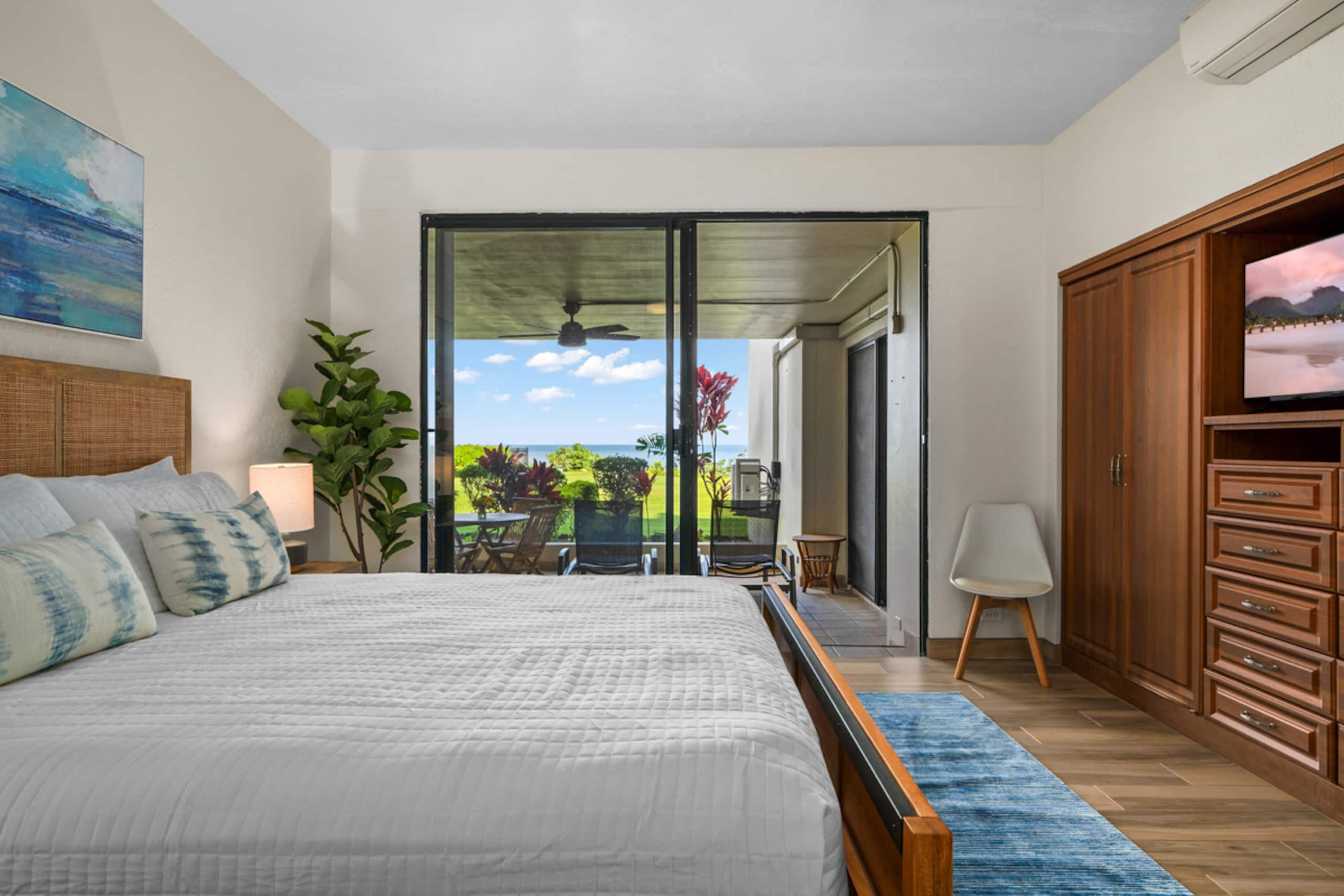Private serene 2/2 ocean view and AC - Puu Poa 102 - Image 13