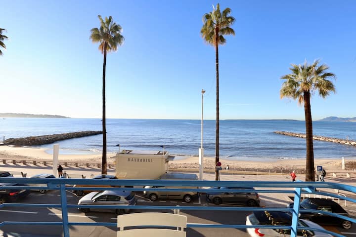 La Caravelle : Apt 2 Prs, Front De Mer, Clim - Antibes