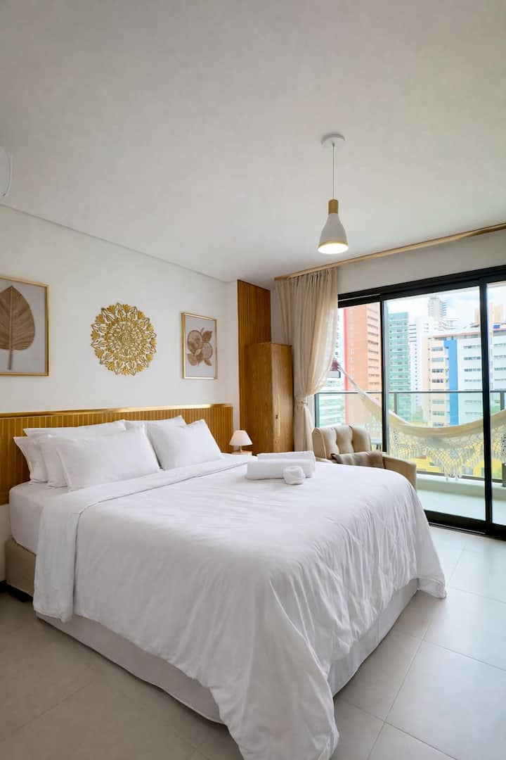 Studio C/piscina - Academia, Perto Praia- Meireles - Fortaleza