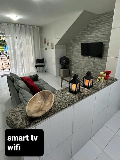 Popular Airbnb listing: Apartment in Historic Site/with air conditioning/with garage in Olinda