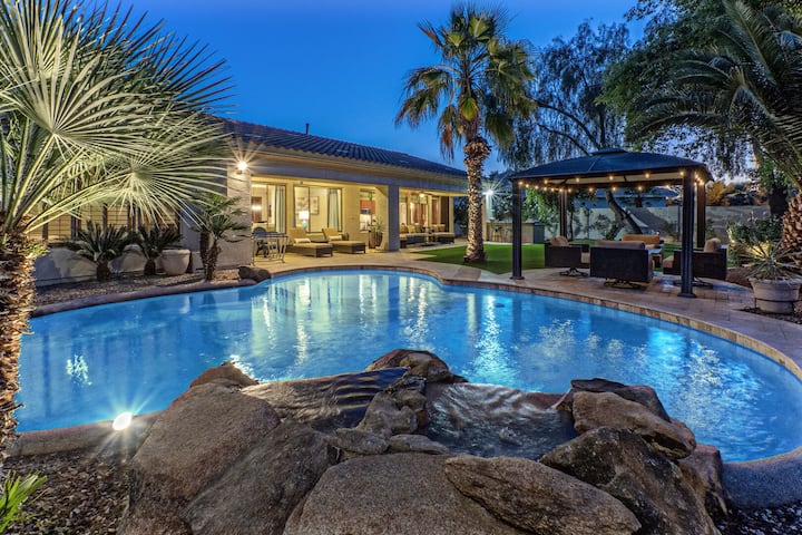 Htd Pool W/waterfall, Patio, Gas Grill, Fire Pit - Queen Creek, AZ