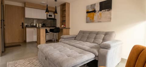 Top performing Airbnb: Modern studio with panoramic view | Cali in Valle Del Cauca