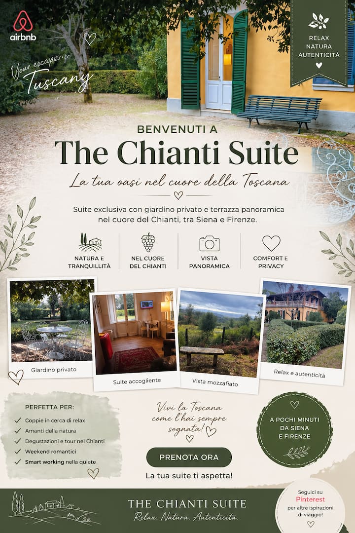 Suite In Chianti Estate Panoramic Garden & Terrace - Castellina in Chianti