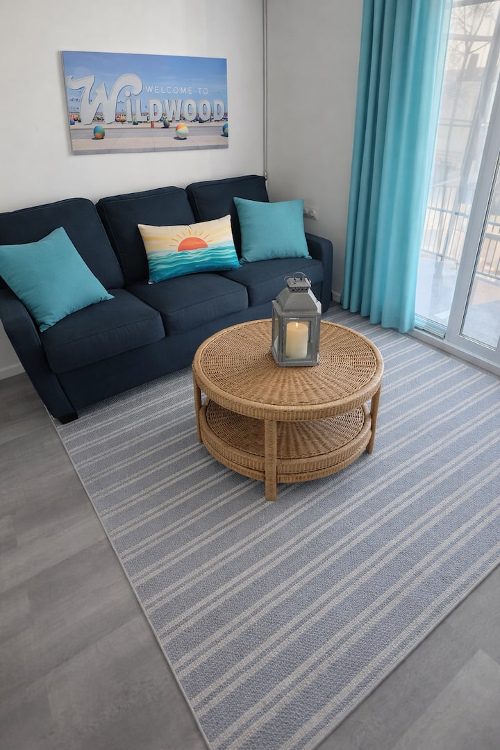 Oceanview Retreat 1 Br/1ba 1.5 Blocks 2 Bw/beach - North Wildwood, NJ