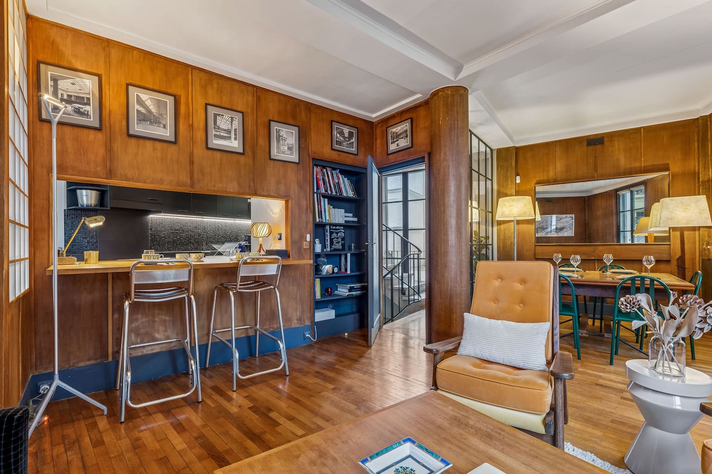 Pavillon d'Auguste Perret : Triplex, Tour Eiffel — Salon