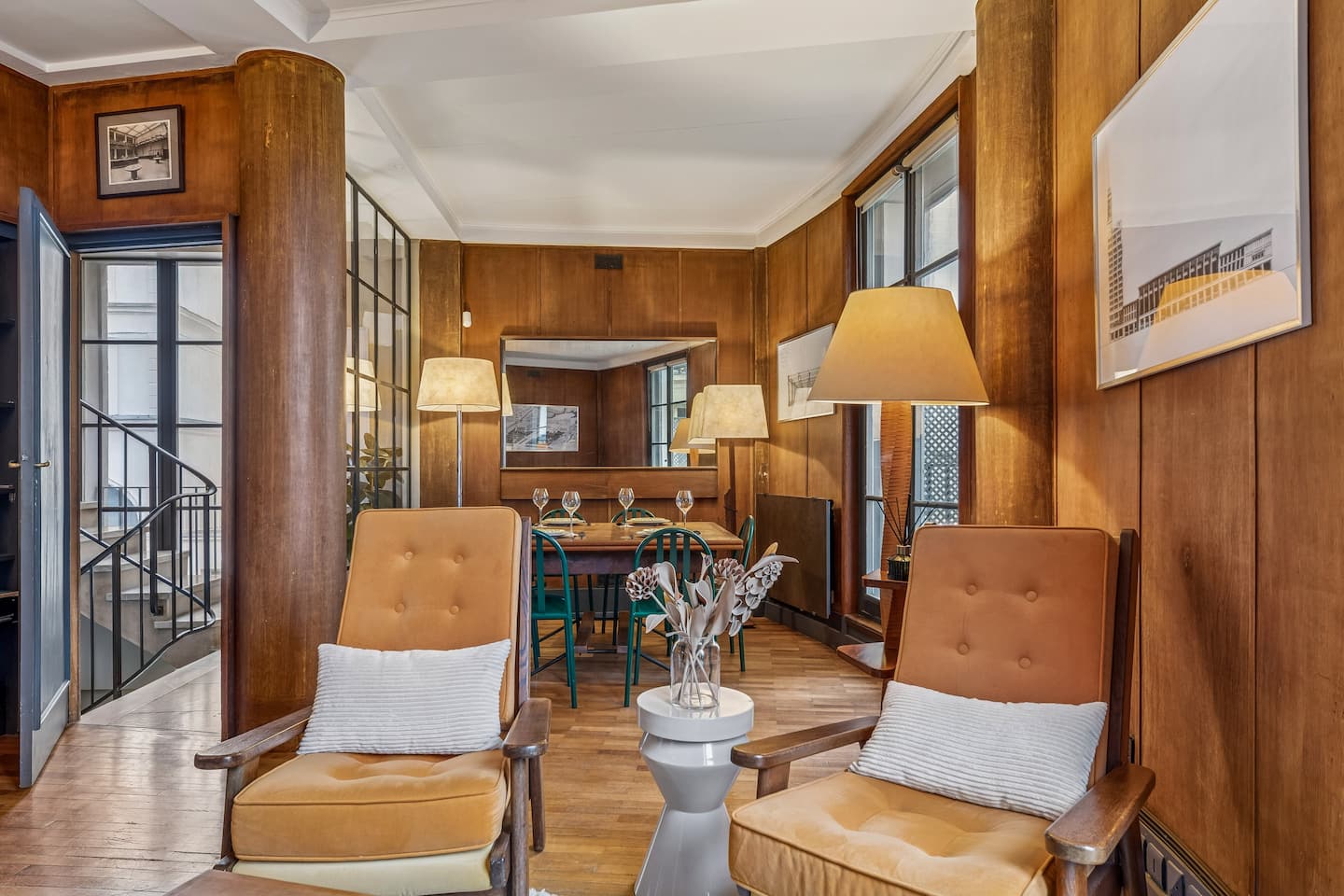 Pavillon d'Auguste Perret : Triplex, Tour Eiffel — Salon