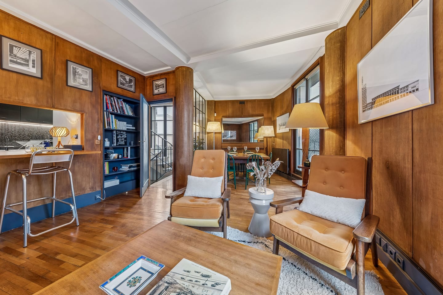 Pavillon d'Auguste Perret : Triplex, Tour Eiffel — Salon
