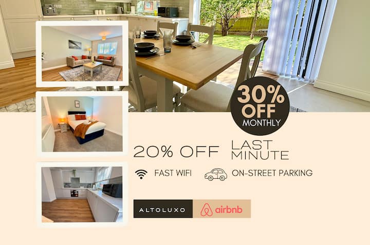 30%offmonthly | Luxohaus | Luxury | Transport| 4bd - Chepstow