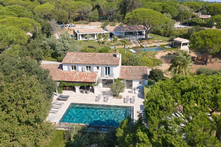 Mas Des Marres, Charmante Villa 6 Chambres - Plage de Pampelonne