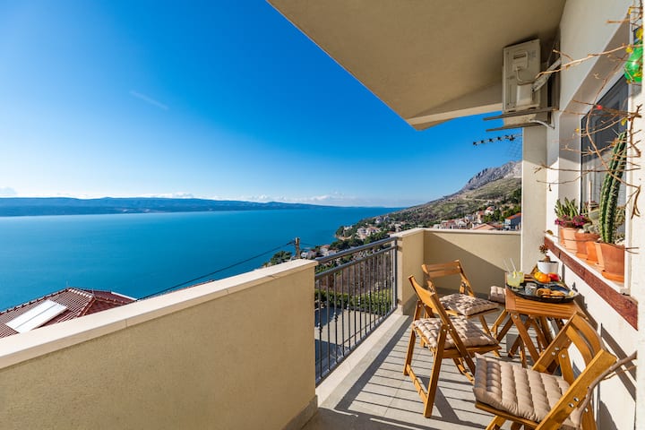 Luxury Penthouse, Sea View Terrace, Hot Tub, Bbq - Omiš
