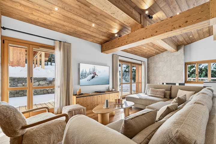 Luxury Chalet With Private Spa & Wellness Area - Megève