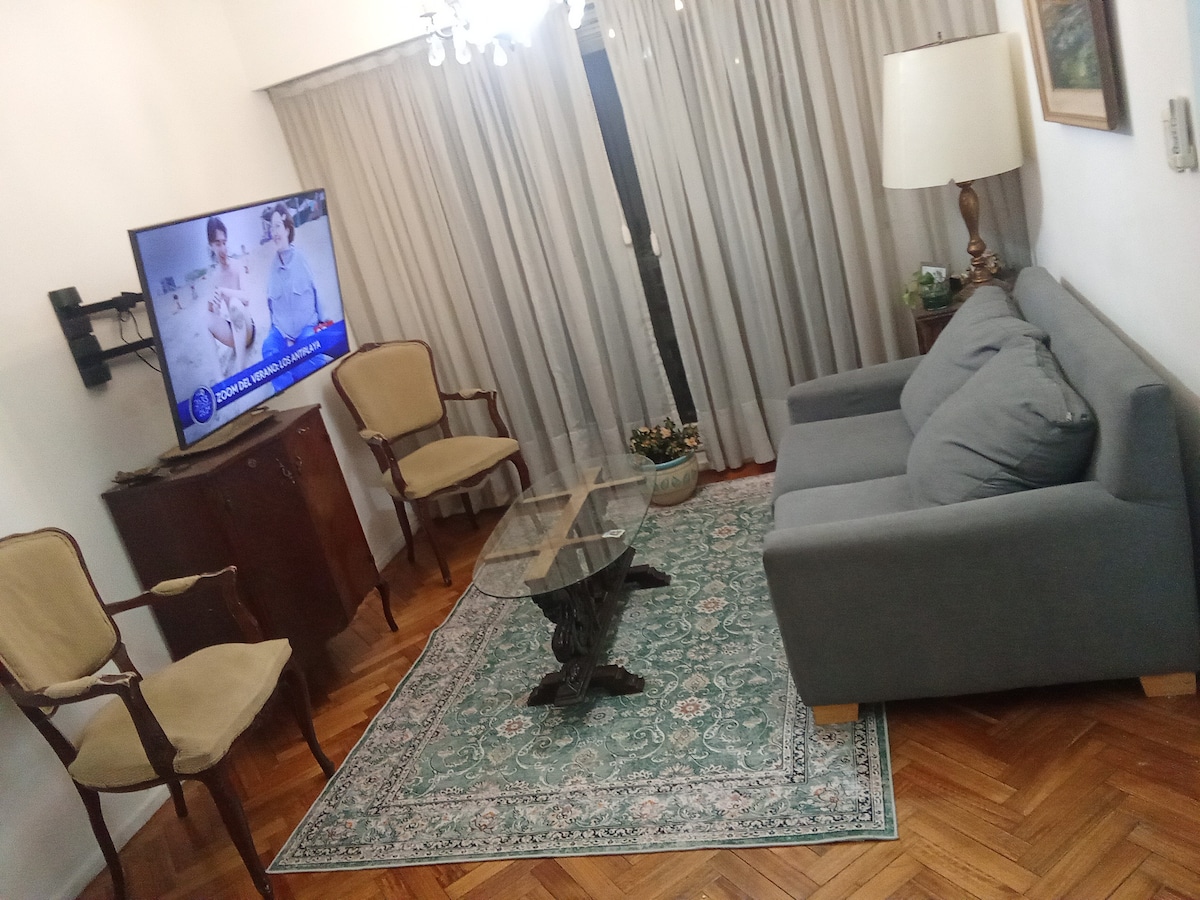 Departamento amoblado de 1 dormitorio en Recoleta