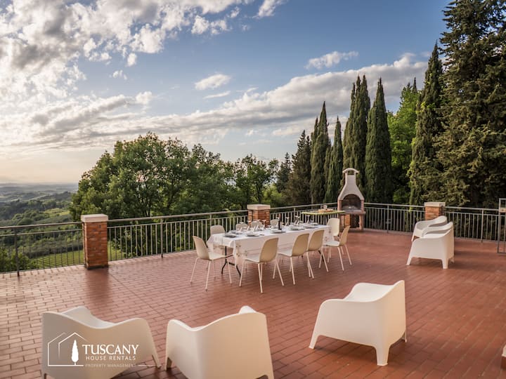 Home Boccaccio With Livable Terrace And View - Certaldo