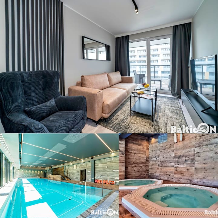 2-room Apartment-indoor Pool, Sauna, Gym - Kołobrzeg