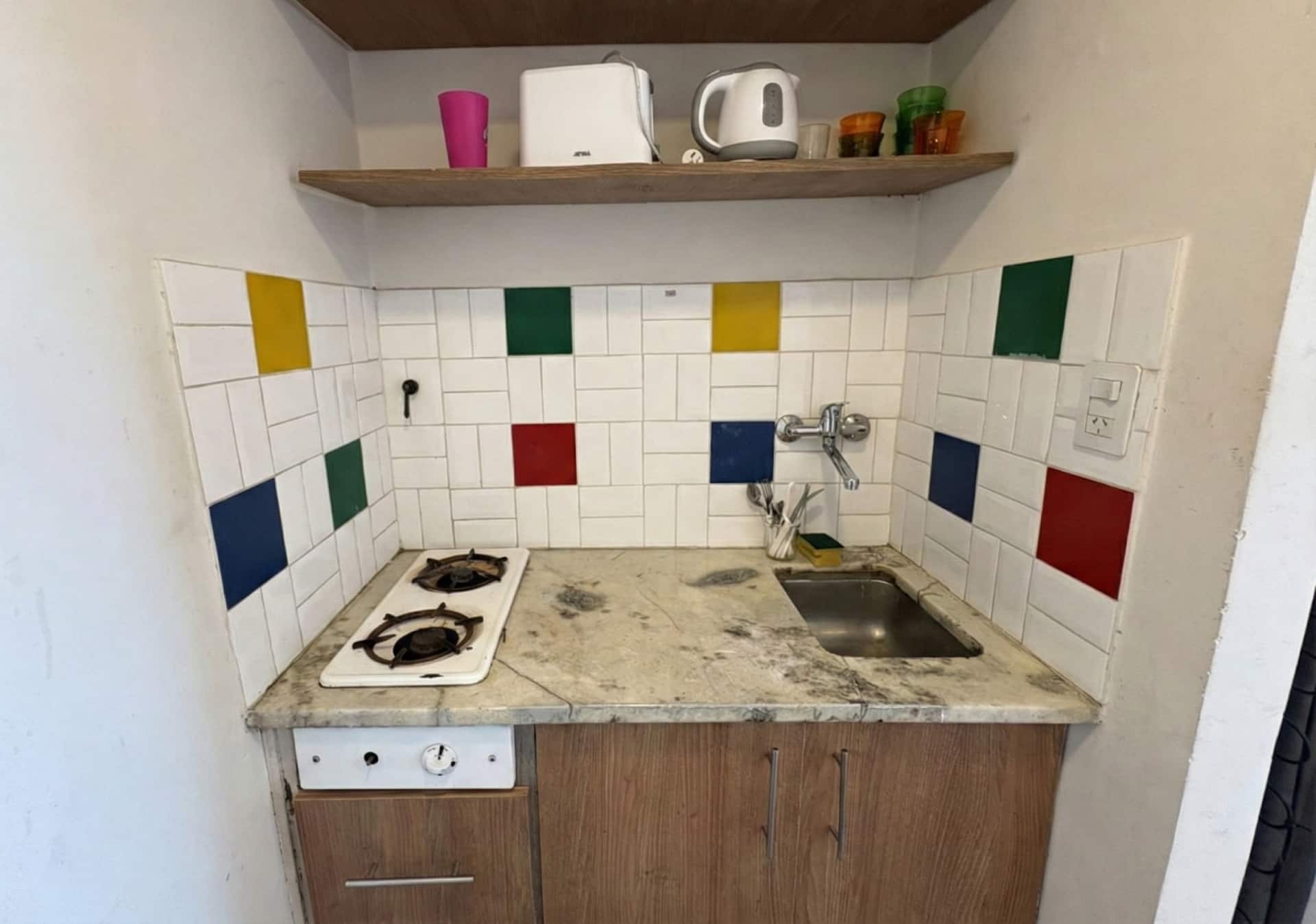 Renovated studio apartment on the 8th floor in Balvanera