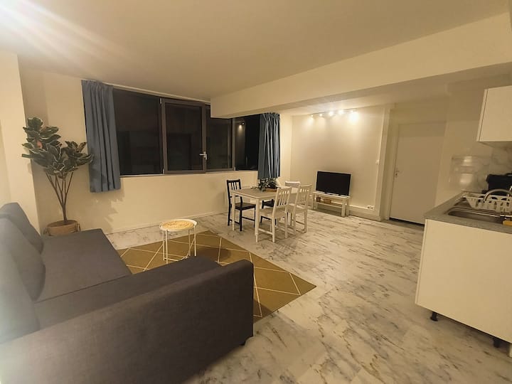 Beau T2 65 M² Climatisé - Gare Et Plages à Pied - Gare de Nice Ville