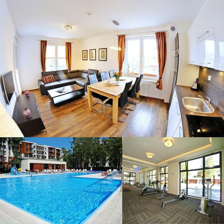 3-room Apartment-outdoor Pool, Sauna, Gym - Kołobrzeg
