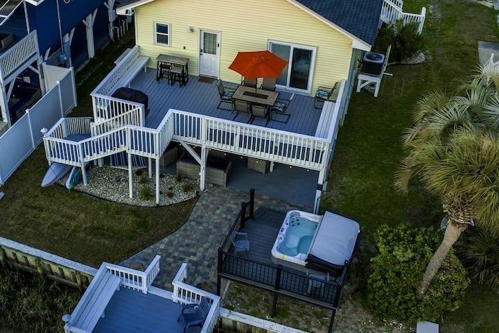 5br House W/private Dock, Hot Tub - Close To Beach - North Myrtle Beach, SC