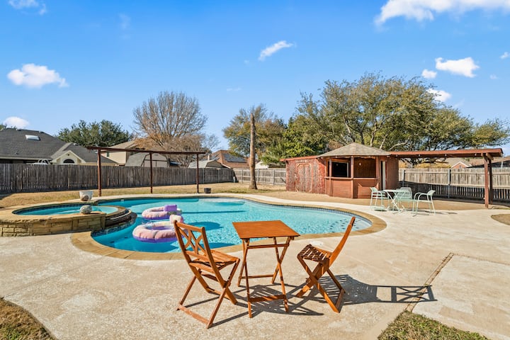Family 4br Retreat | Pool  Bbq  Game Room - AT&T Stadium
