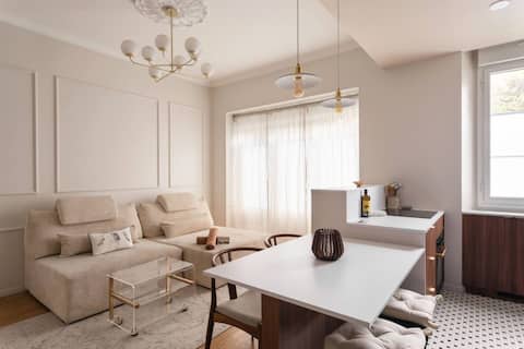 Airbnb performant: Ty An Ker – Elegant apartment near the station à Thabor Saint Hélier Alphonse Guérin