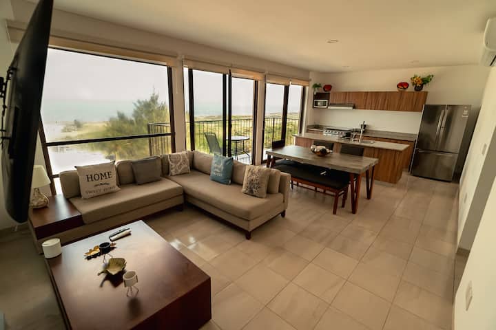 Depa Ph Amplio Jacuzzi 4 Hab Vista Al Mar Estac. - Boca del Río