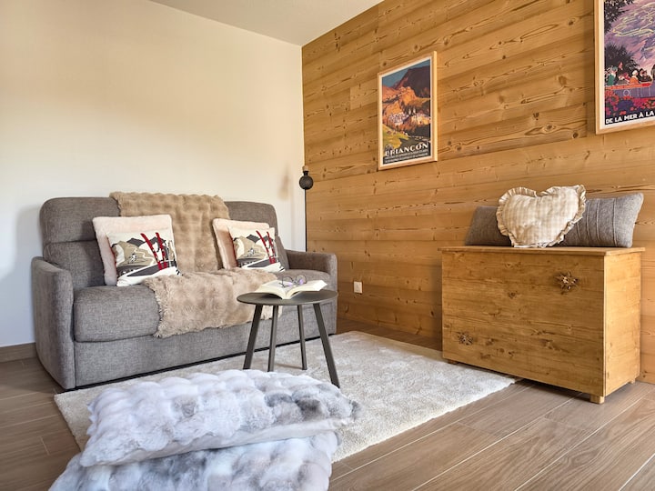 Le Grand Area-proche Pistes-terrasse-parking-wifi - Briançon
