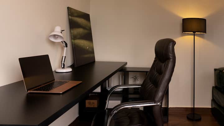 Workspace evidence from Lam Living | Balcony Apartment with Private Office
