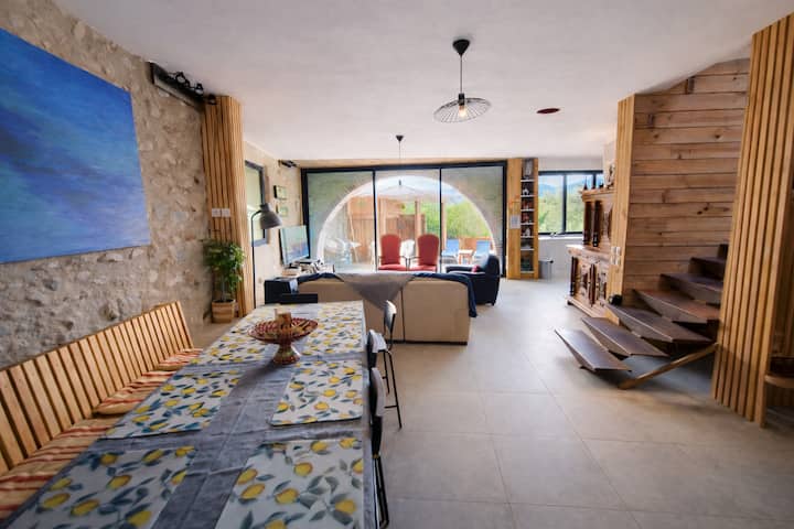 Villa 3 Suites + Piscine Chauffée | Vue Calme - Le Boulou