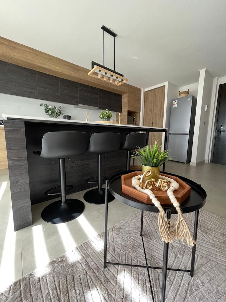 Amplio|wifi Rápido|gym|a/c| Metrol5| Barrio Italia - 산티아고