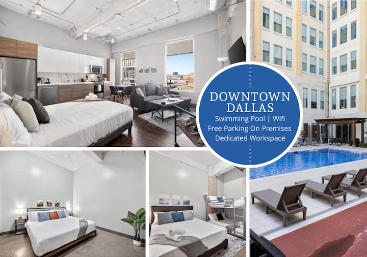 Modern Downtown Apt| Pool, Laundry, Valet Parking - Design District - Dallas