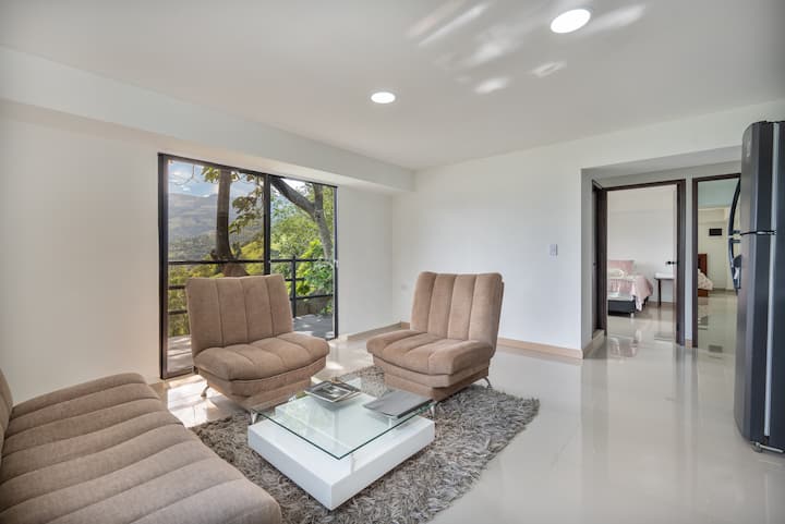 Cabaña Panorámica 2 Hab/jacuzzi Cerca De Medellín - Copacabana 