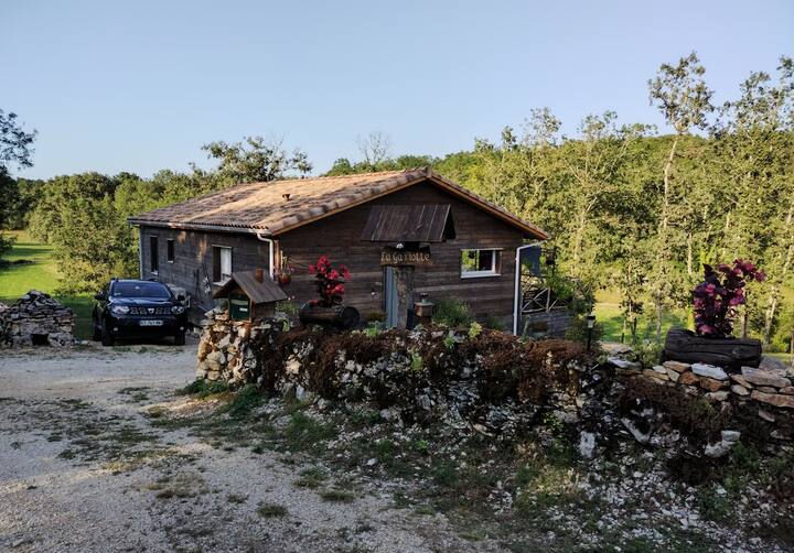 Chalet 6 Personnes, Lot Sud. - Saint-Cirq-Lapopie