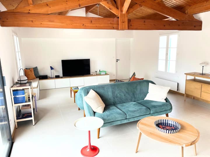 Kaëru - Grande Maison Rénovée Avec Piscine - Île de Ré