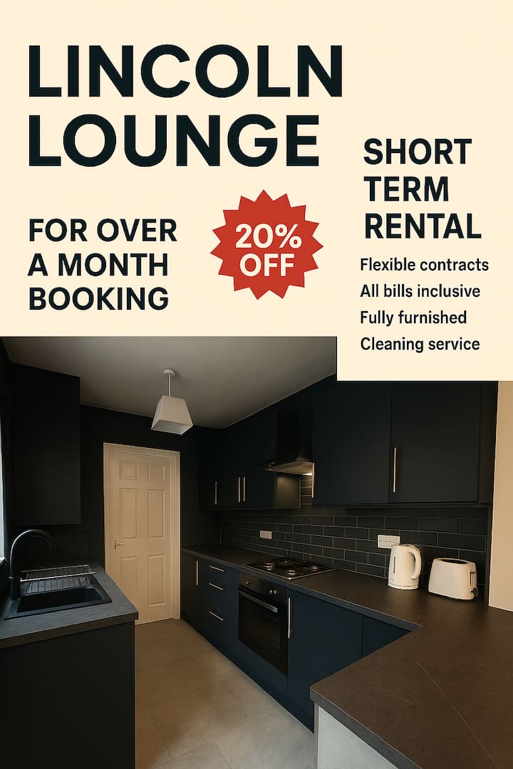 Fully Furnished Home For Nhs & Corporate Stays - Lincoln
