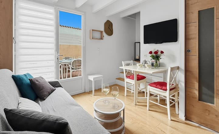 Cosy Duplex · Plage, Terrasse, Parking & Barbecue - Marseillan