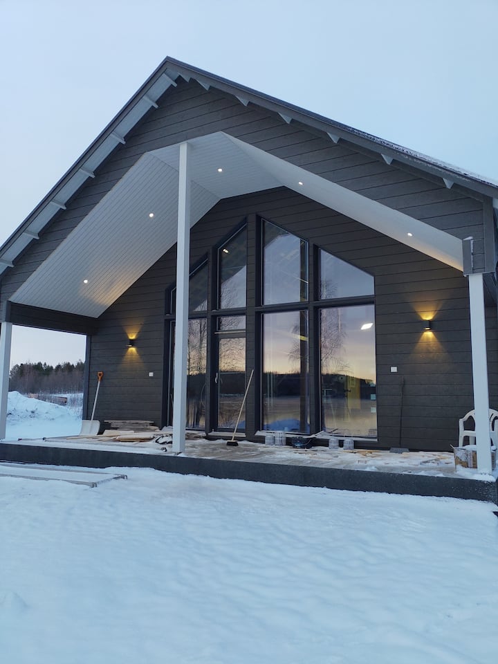 Lakeside Villa Huvila Kumpu For 6-8 People - Rovaniemi