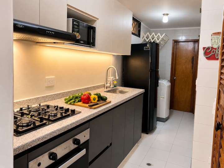 Caribbean Sea/ Wifi / Full New Kitchen/ Smart Lock - Taganga