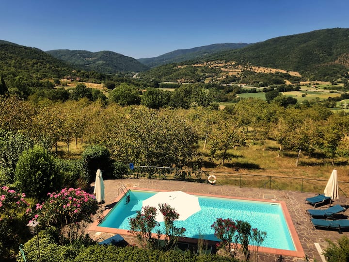 Incantevole Casale In Pietra In Toscana Con Vista - Anghiari