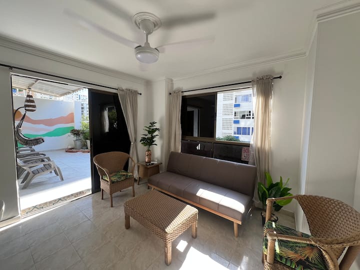 Cerca Al Mar, Terraza Con Bbq Privado Y Garaje - Santa Marta, Colombia