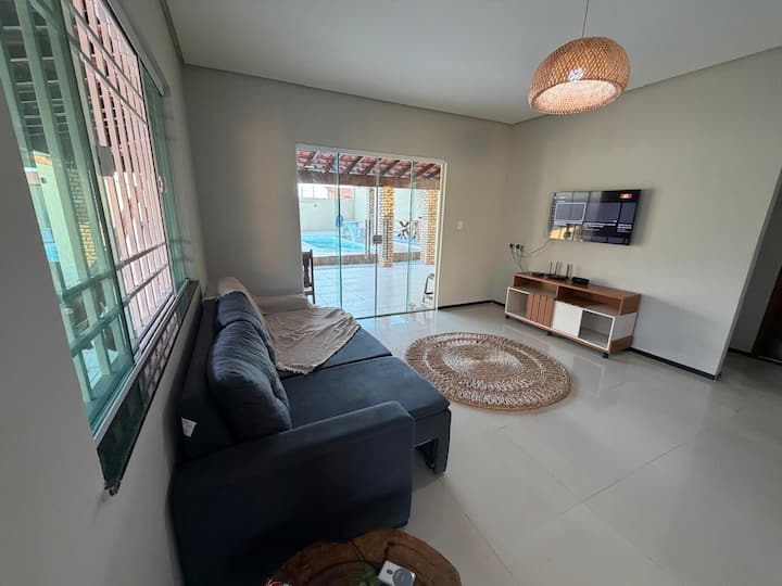 Casa Com Piscina Churrasqueira P/ 10 Pessoas - Parnaíba